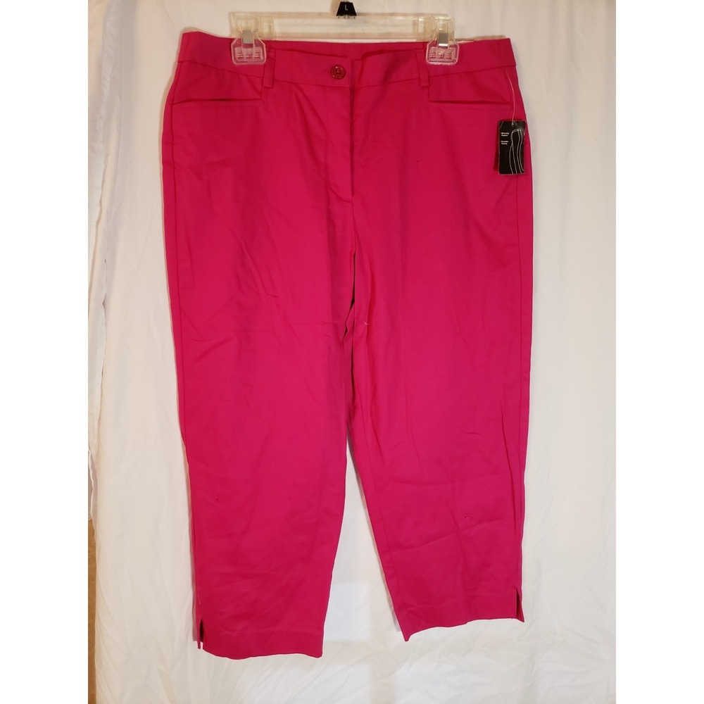 Women's Kim Roger's Fuchsia Capris Size 14
